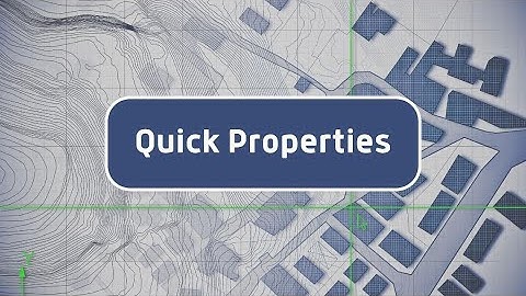 Civil 3D Tip - Quick Properties