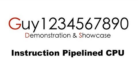 CPU (10 Tick Instruction Pipeline)