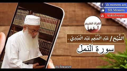 سورة النمل | القارئ عبد المنعم عبد المبدئ