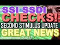 FINALLY! SECOND STIMULUS CHECK $2400 SSI SSDI & Trump PUSH! | Second Stimulus Package GREAT NEWS