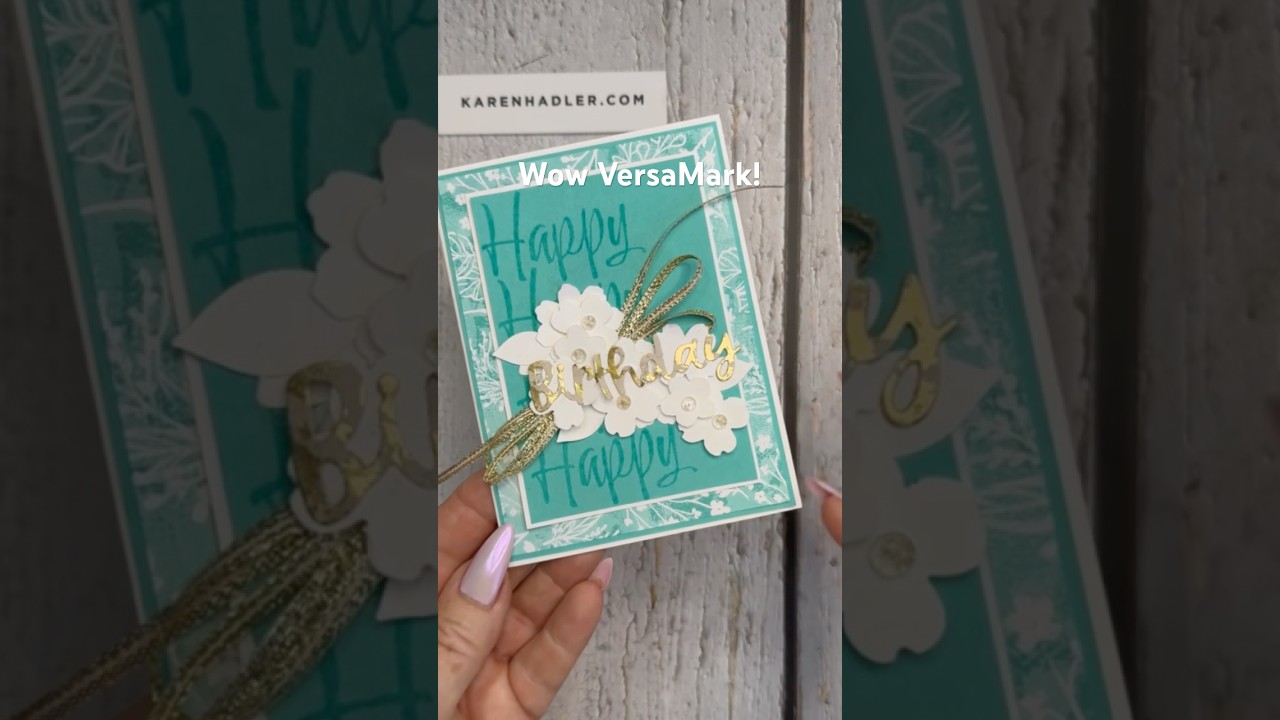 Wow VersaMark!! Using it as a watermark stamp is just 1 option 