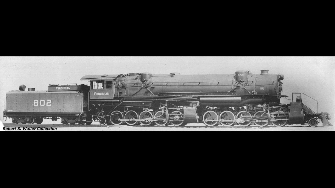 Virginian Railroad Old Locomotive film, 