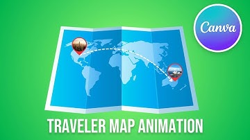How to Create a Dotted Line Travel Map Animation in Canva (Step-by-Step)