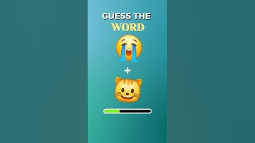 Guess The Word By Emoji 🤔 | Emoji Challenge | Word Quiz 2025
