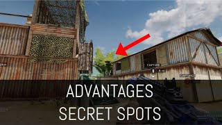 HOW TO DOMINATE ON THE MAP FIRING RANGE (SECRET SPOTS/ADVANTAGES CodM S12)