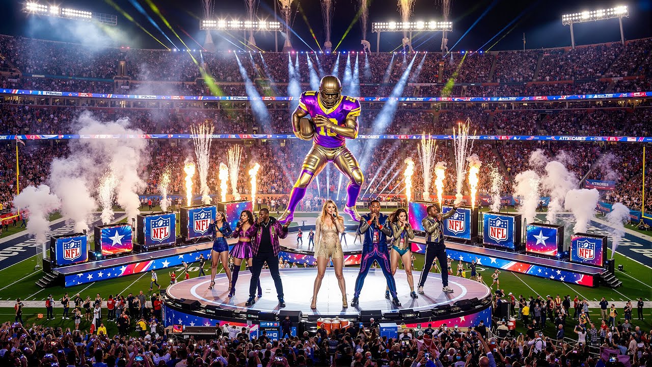 Шоу в перерыве Супербоула LX 2026 🔥 Грандиозное выступление Bad Bunny и звёзд | Полное шоу