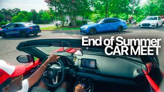 The Last Car Meet to End the Summer...