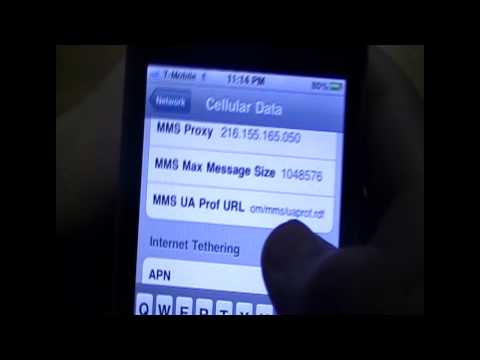 Video: Hoe Om MMS Op IPhone 3G Op Te Stel