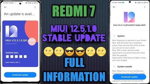 Redmi 7 MIUI 12.5.1.0 China Stable Update 🌝🌝 || Full Information || Redmi 7 India 😂😂