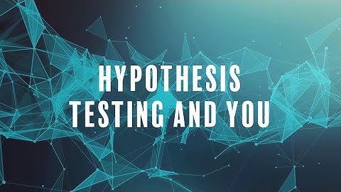 Hypothesis Testing in Psychological Research