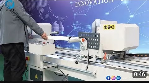 upvc window making machine double head cutting machine prices! #upvcprofile #upvcmachine