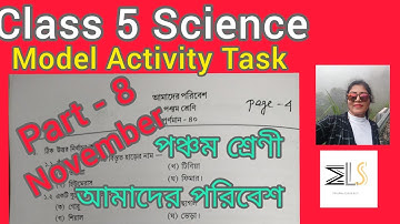 Class 5 Science | Model Activity Task Part 8 | November