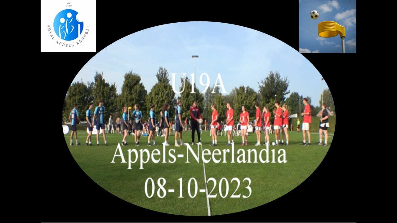 Korfbal U19A AppelsNeerlandia 08102023 samenvatting YouTube