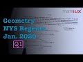 Geometry Regents Quiz