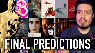 OSCAR Nominations Final Predictions 2024!