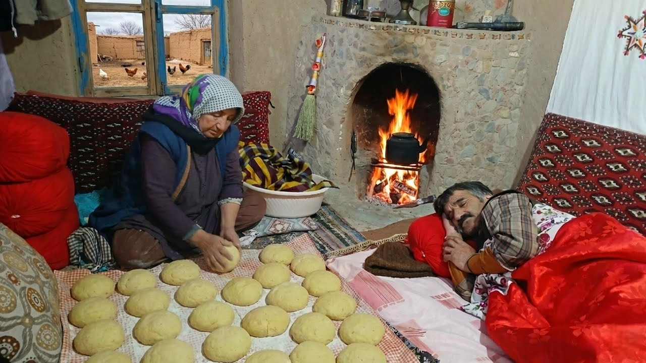 Спокойное деревенское утро 🌄 | Выпечка свежего хлеба с деревенской парой