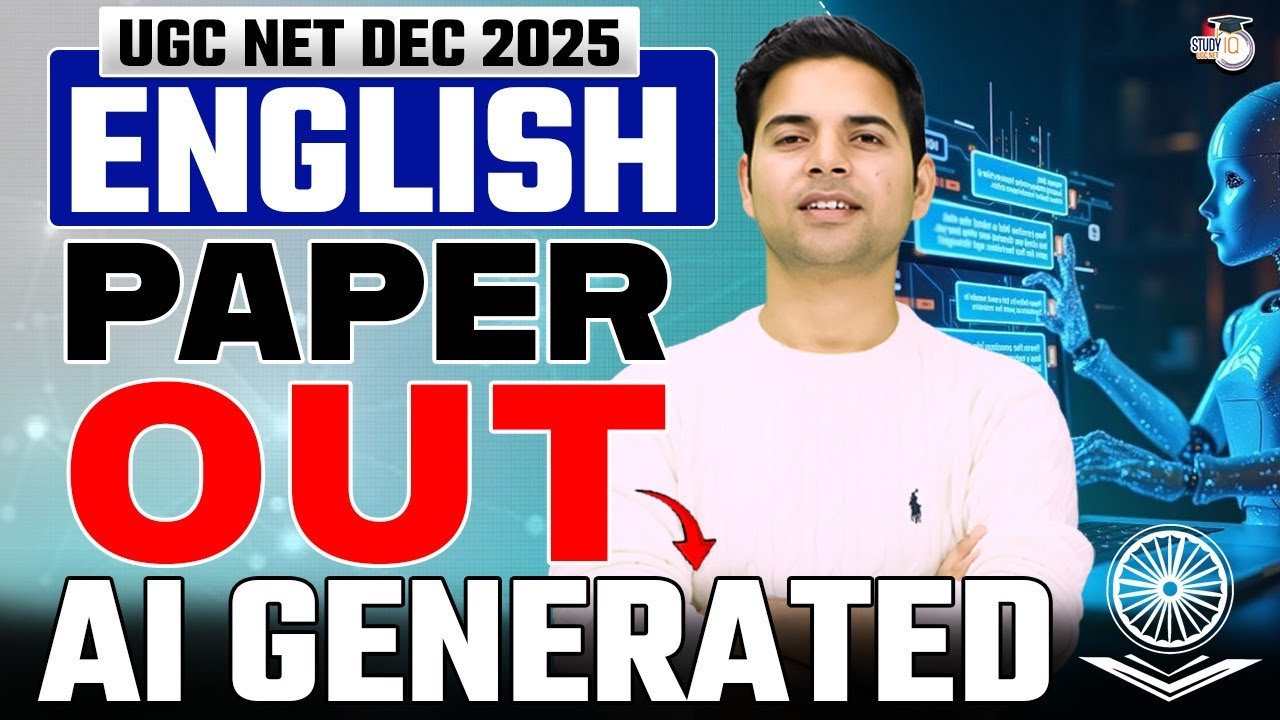 UGC NET DEC 2025 | UGC NET ENGLISH PAPER OUT - YouTube