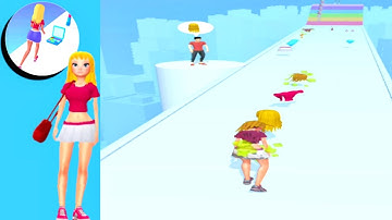 Makeover Run 💃💄👗 - Gameplay walkthrough All Levels (Levels 1-3)