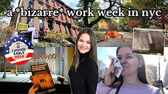 A *Bizarre* Work Week in NYC | getting a dental implant, halloween in brooklyn, voting