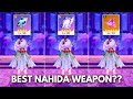 C0 Nahida BEST WEAPON? Sacrificial vs Widsith vs Kagura!! [ Genshin Impact ]