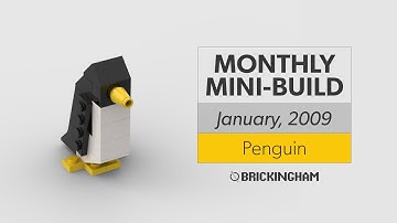 LEGO® Monthly Mini-Build - January 2009 - Penguin Instructions