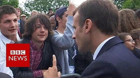 Macron tells teen to call him 'Mr President' - BBC News - DayDayNews