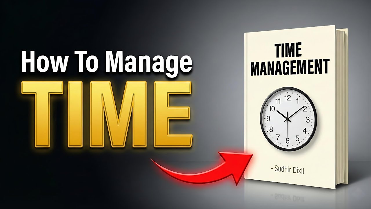 How To Manage TIME | By Dr Sudhir Dixit | Time Management Book In Hindi | Book Summary#Audiobook