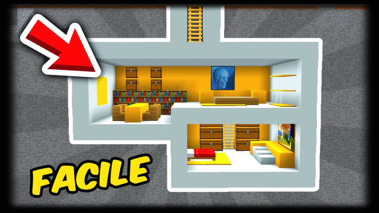 COMMENT FAIRE UN BUNKER SECRET ULTRA SECURISE SUR MINECRAFT ! - YouTube