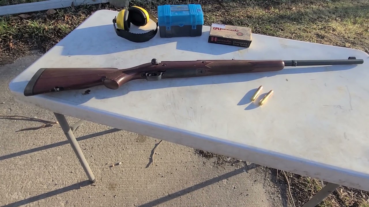 My 458 win mag M70 Winchester Safari Dangerous Game Rifle 