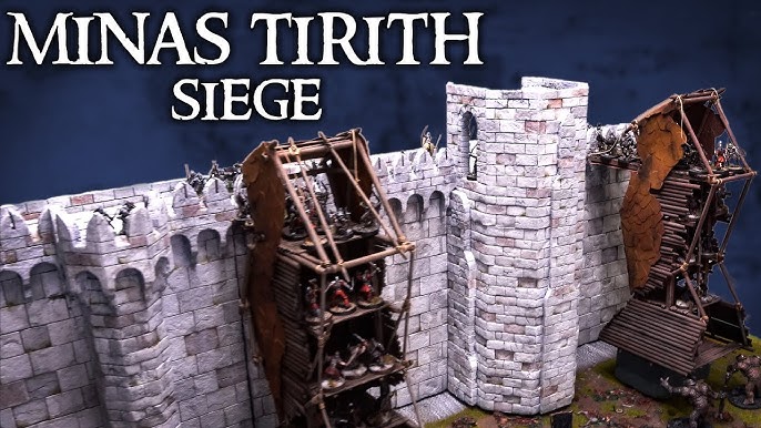 Minas Tirith recriada com palitos de fósforo! - NerdBunker