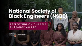 National Society of Black Engineers (NSBE)  |  Reflecting on Chapter Entrance Award