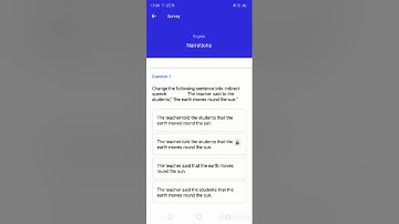 Class 8 English Narration Active Survey on Avsar app all answers in this video