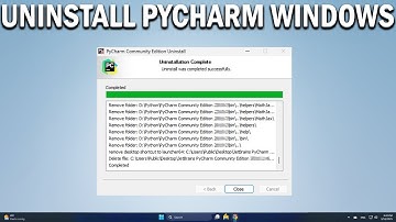 How To Uninstall PyCharm from Windows 11 or 10 Completely