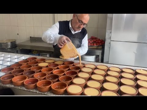 Hergün Binlerce Orjinal Kazan Dibi Tatlısı Yapıyor !!! | Kazan dibi yapılışı | Kazan dibi tarifi |