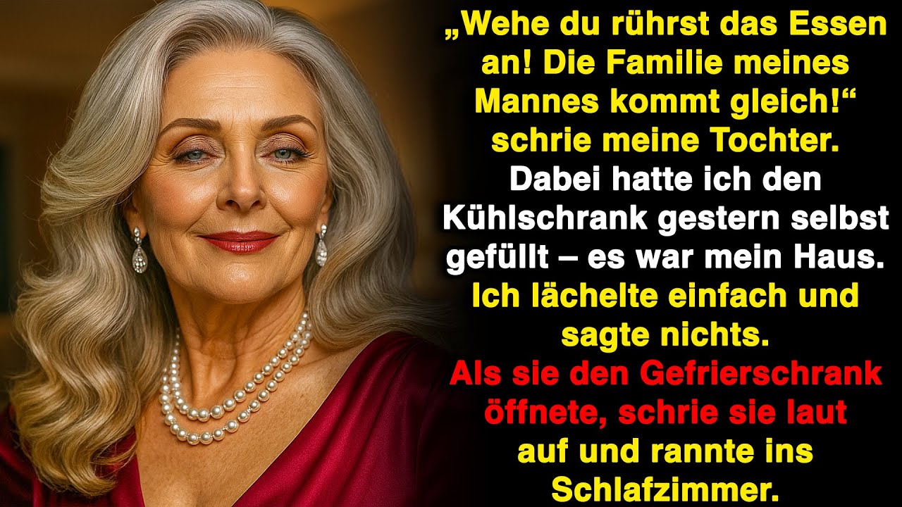 Meine Tochter kommandierte mich in meinem Haus herum – doch als sie den Gefrierschrank öffnete…