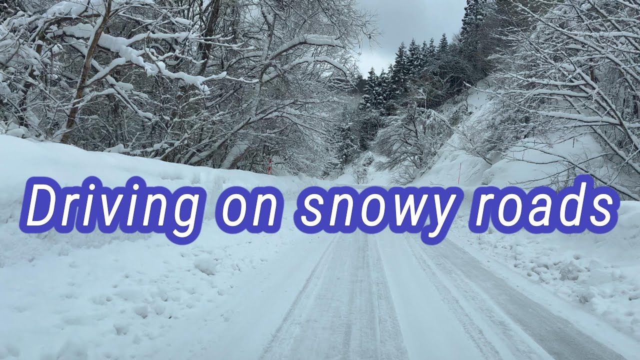 【AKITA】Driving on snowy roads
