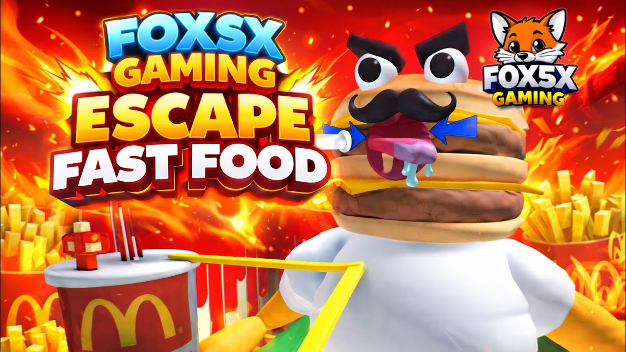 Fast Food Se Bachke Bhago 😱 | Escape Fast Food Obby Roblox | Hindi Gameplay