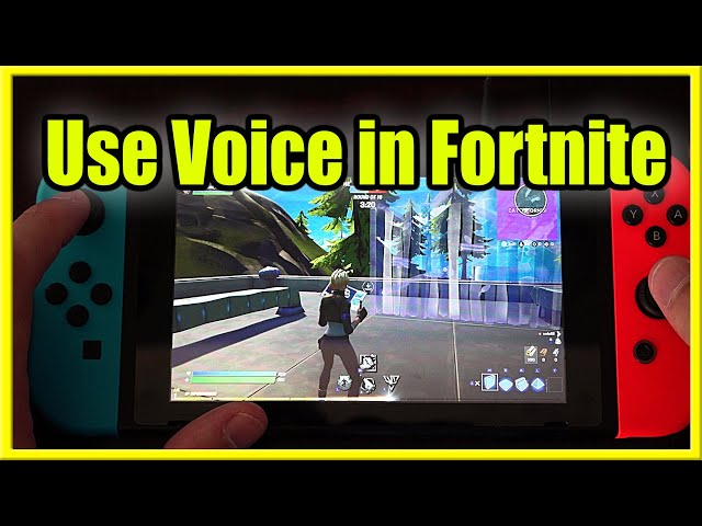 How to use FORTNITE VOICE CHAT on Nintendo SWITCH (Easy Method) - YouTube