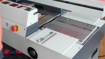 BD-D60-A4 Factory Operation Video for Hot Melt Glue Book Binding Machine from BindTec