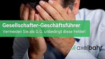 Wer ist Chef Geschäftsführer oder Gesellschafter?