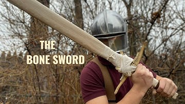 CAN YOU MAKE A SWORD with REAL DEER BONES!!! (The Bone Sword)