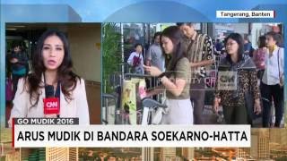 Kepadatan Penumpang Di Bandara Soekarno-Hatta Mulai Nampak