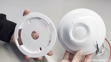 Ceiling Mount 360 Degree PIR Occupancy Sensor, Hard-Wired Motion Sensor, Max Height 15 Ft