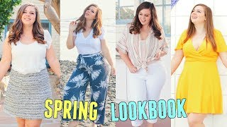 Curvy Spring Lookbook 2018! Spring Outfit Ideas For Curvy Girls!