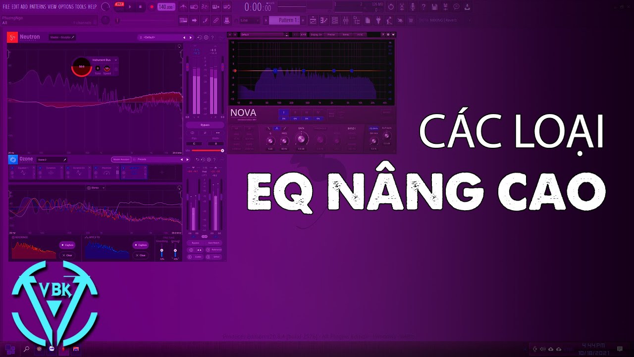 Hướng Dẫn Mixing – Các Loại EQ Nâng Cao | FL Studio | Thế Phương VBK