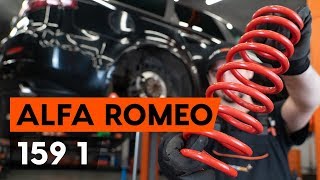 ALFA ROMEO 159 Spyruoklės keitimas: instrukcija