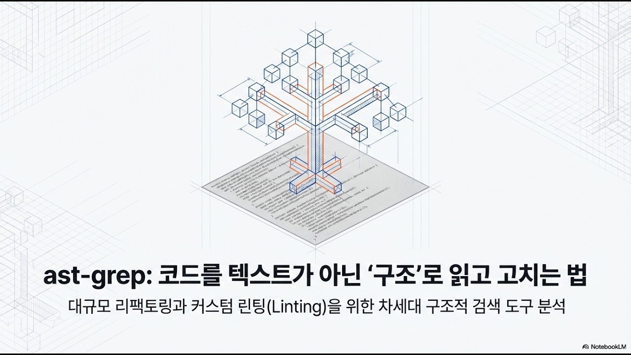 [Product Review] ast-grep: Rust 기반 코드 구조 검색 및 리팩토링 도구 - YouTube