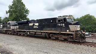 Norfolk Southern eastbound intermodal freight #7609 - July 8th, 2026 - McVeytown, PA