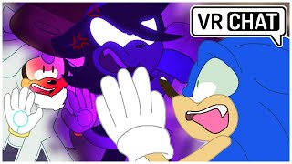 Sonic Angers Amy Into Her Dark Form?! [Feat: Silver] (VR Chat)