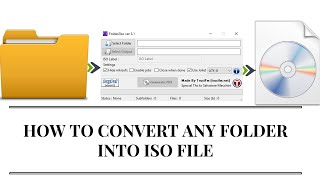 Hye there!here will show you how to create iso image file from a
folder on windows. if want make or bootable for boota...